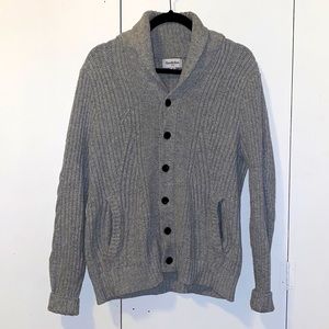 Men Grey button down  Cardigan